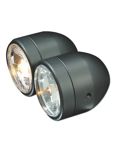 FAROL PRETO DUPLO COM E-MARK