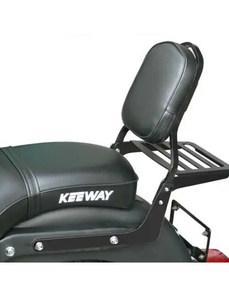 BACKREST W/GRILL BLACK KEEWAY SUPERLIGHT 125 LE/DARK