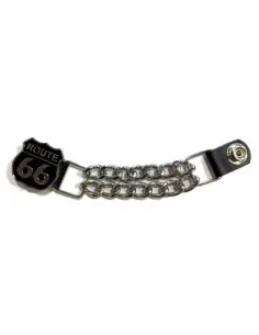 Comprar Extensor De Chaleco Route 66 Negro Con Cadena Cromada a precio de oferta
