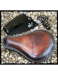 Comprar Kit Base + Asiento Artesanal Marrón De Muelles Indian Scout 15-U a precio de oferta