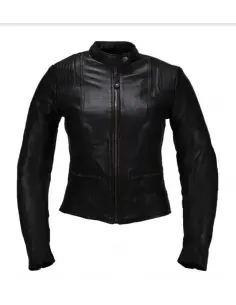 CLASSIC LADY LEATHER JACKET FOR WOMEN WITH CE PROTECTIONS