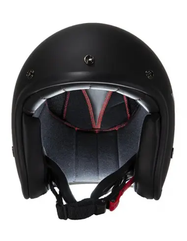 Comprar Casco Jet Pendejo By Iguana Custom - Negro Mate Con Estrella a precio de oferta