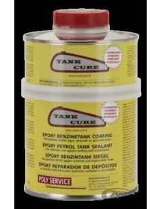 REVÊTEMENT ÉPOXY POUR RÉSERVOIRS D'ESSENCE CURE DE RÉSERVOIR 450GR.