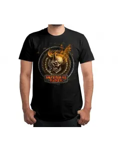 SHORT SLEEVE BLACK T-SHIRT - INFERNAL RIDER