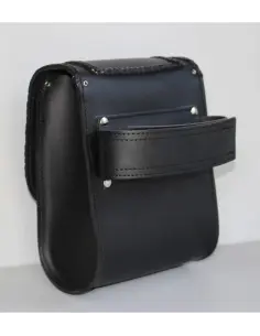CLASSIC SISSY BAR BACKREST SADDLEBAG WITH 1 CONCHO 2