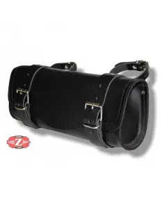 MEDIUM FLAT ROLLER BLACK LEATHER