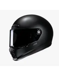 V10 HJC HELMETS MATTE BLACK - WHERE VINTAGE MEETS TECHNOLOGY