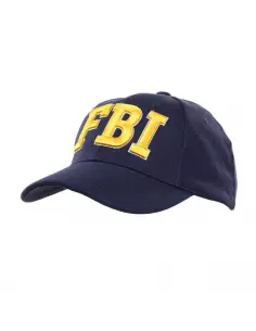 BONÉ DE BEISEBOL AZUL E AMARELO FBI