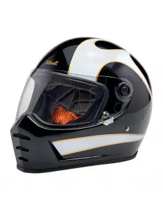 CAPACETE BILTWELL LANE SPLITTER 22.06 WHITE FLAMES