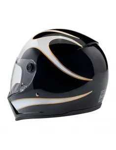 CAPACETE BILTWELL LANE SPLITTER 22.06 WHITE FLAMES 2