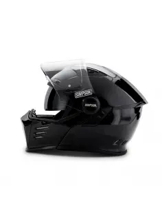 CAPACETE MODULAR SIMPSON DARKSOME 22.06 PRETO MATE 2
