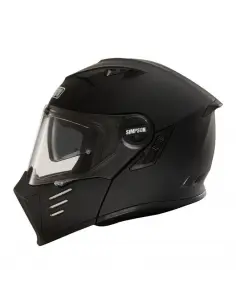 CAPACETE MODULAR SIMPSON DARKSOME 22.06 PRETO MATE