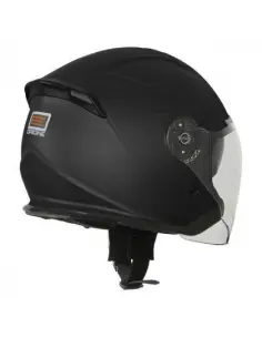 CASQUE DEMI JET PALIO NOIR MAT AVEC VISIÈRE ET PARE-SOLEIL ECE 22.06 PAR ORIGINE 2