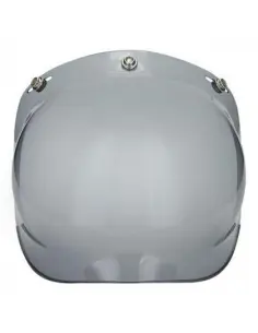 ÉCRAN FUMÉ BUBBLE AVEC 3 PRESSIONS POUR CASQUES JET - STYLE RÉTRO ET DURABILITÉ SUPÉRIEURE