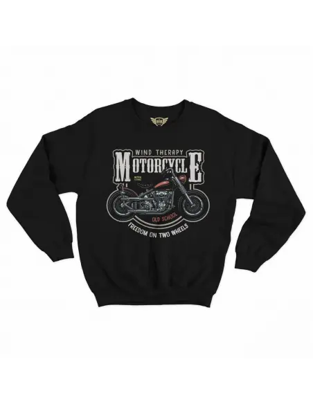 MOLETOM PRETO WIND THERAPY