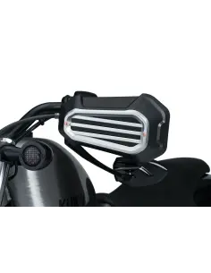 DILLINGER SILVER HAND DEFLECTORS FOR SPORTSTER 04-UP 2