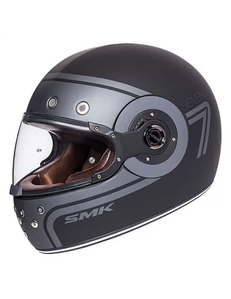 CAPACETE MARROM ELDORADO SETE CINZA - SMK