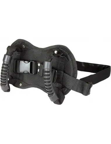 SAFETY GRIP BELT FOR MOTORCYCLE PASSENGER - ADJUSTABLE NON-SLIP BELT WITH GRAB HANDLES FOR MOTORCYCLES