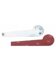 ADHESIVE MOUNTING PLATES FOR EMBLEM INSTALLATION ON FAT BOB STYLE TANKS
