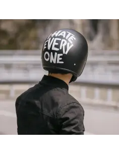 CASQUE JET DMD RETRO I HATE EVERYONE 2
