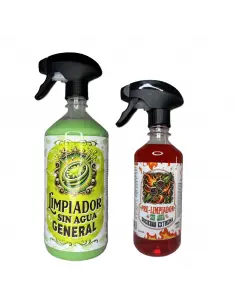 WATERLESS CLEANING PACK GENERAL 1L + EXTREME GREASE PRE-CLEANER 500ML