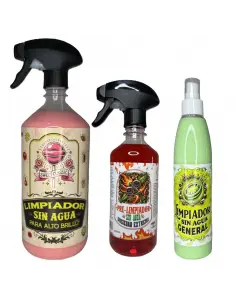 PACK LIMPIEZA TOTAL: ALTO BRILLO 1L + GRASA EXTREMA 500ML + GENERAL 250ML