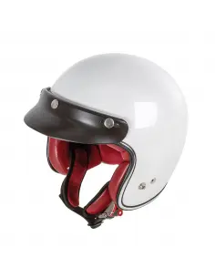 CASQUE JET FIBRE DE VERRE 22.06 PETIT ET LÉGER G02X -  PEARL WHITE 2