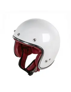 CASQUE JET FIBRE DE VERRE 22.06 PETIT ET LÉGER G02X -  PEARL WHITE
