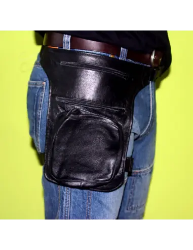 LEATHER LEG BAG