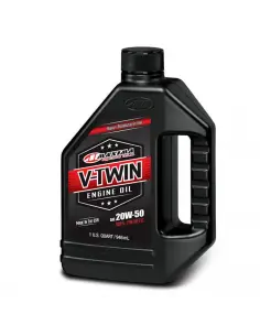 MAXIMA RACING OILS V-TWIN FULL SYNTHETIC 20W50 3-IN-1 OIL – 1 QUART (946CC)