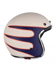 Capacete 13 ½ Skull Bucket Branco Vintage | ECE 22.06 2