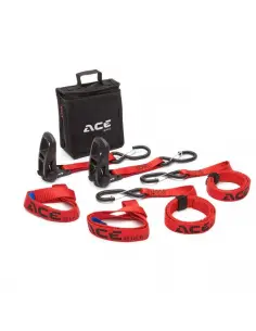 Kit Sangles Ratchet Pro Acebikes | 140 cm + Loops + Sac