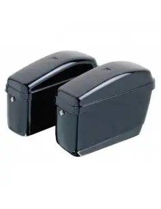 Comprar Alforjas Rigidas Vramack "Mini Deluxe" Negro Brillo a precio de oferta