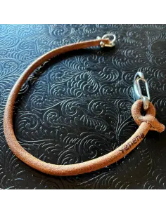 CORDON EN CUIR POUR PORTEFEUILLE – FAIT MAIN, FIXATION AU PANTALON