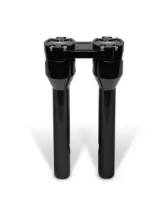 Risers HeinzBikes Clubstyle 12" Noir – Aluminium CNC pour Harley 2