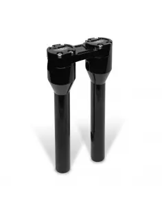 Risers HeinzBikes Clubstyle 12" Noir – Aluminium CNC pour Harley