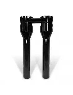 Risers HeinzBikes Clubstyle 10" Noir – CNC pour Harley 1" 2
