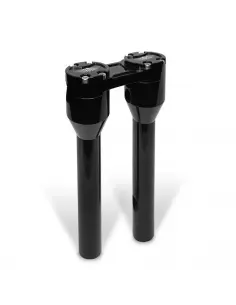 Risers HeinzBikes Clubstyle 10" Noir – CNC pour Harley 1"