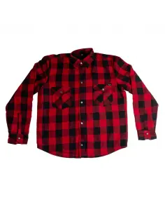 Chemise de Moto Femme Rouge Certifiée AA avec Renforts en Kevlar | Iguana Custom 2