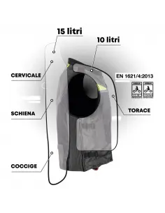 Comprar Chaleco Airbag Moto MAB M1 Negro | Protección Nivel 2 | Iguana Custom 2