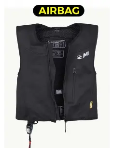 Gilet Airbag Moto MAB M1 Noir | Niveau 2 | Iguana Custom