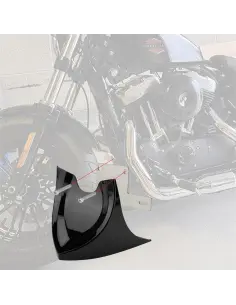 Spoiler Inferior Harley New Version ABS Preto Brilhante 1996–2023 2