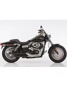 Escapes Falcon Double Groove negro FXD 2008–2016 — Iguana Custom