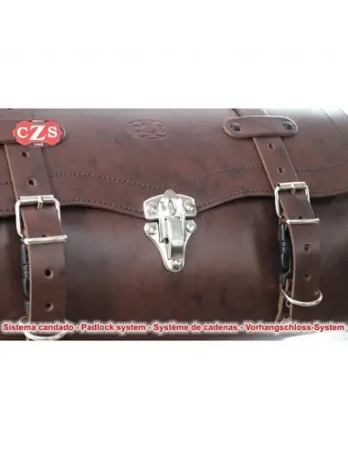 LEATHER TRUNK TARRACO BASIC BROWN