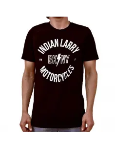 Maglietta Indian Larry BK/NY Nera | Stile Chopper Brooklyn Old School