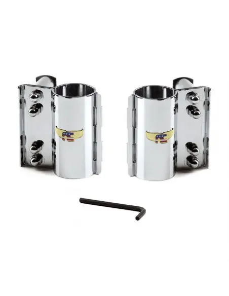 Kit de Montage NC Heavy Duty™ CJC Chromé | Pour Honda Shadow avec Fourche Droite
