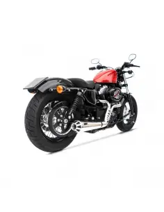 Échappement Zard 2-1 conique poli pour XL Sportster 04–13 (Euro 3)