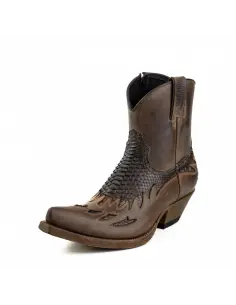 ANKLE BOOT DENIM MAYURA 012 CRAZY OLD SADALE / PITON TESTA MATE