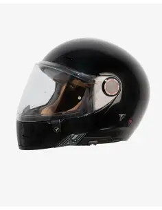 Casque Modulable By City 90 Degrees noir brillant | Style Rétro et Homologation R22.06