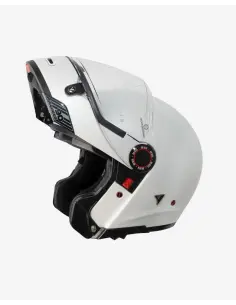 Casque Modulable By City 90 Degrees blanc brillant | Style Rétro et Homologation R22.06 2
